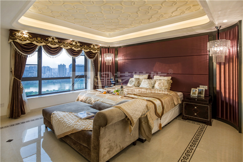 南湖名都廣場328平主臥裝修實景