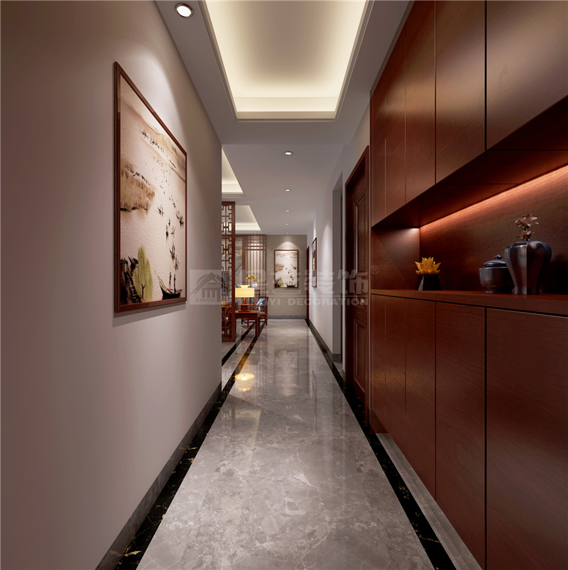 霖峰壹號138平玄關裝修效果圖