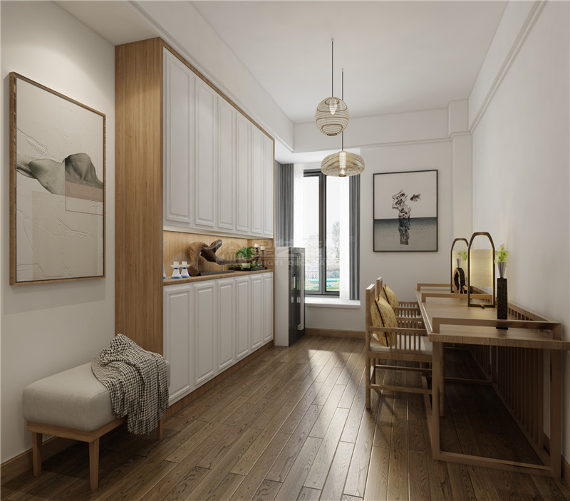 華發(fā)國賓一號125平書房裝修效果圖