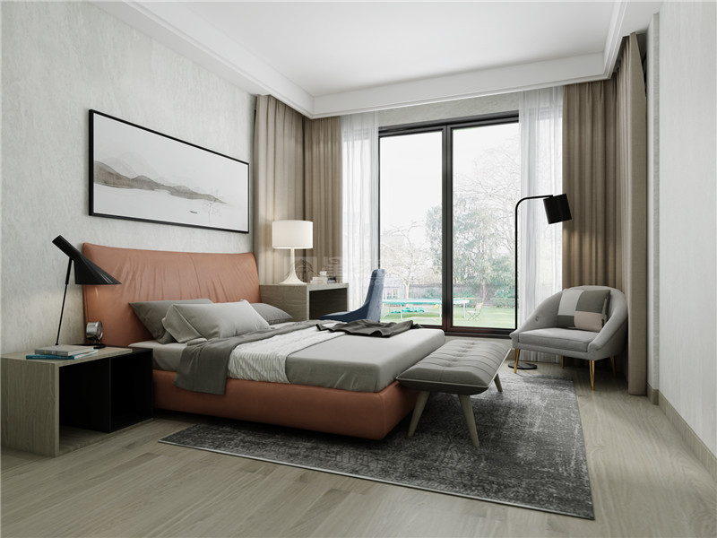 華發(fā)國賓一號125平臥室裝修效果圖