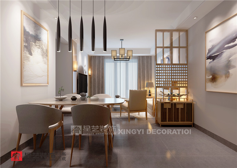 榮和千千樹 109平餐廳裝修效果圖