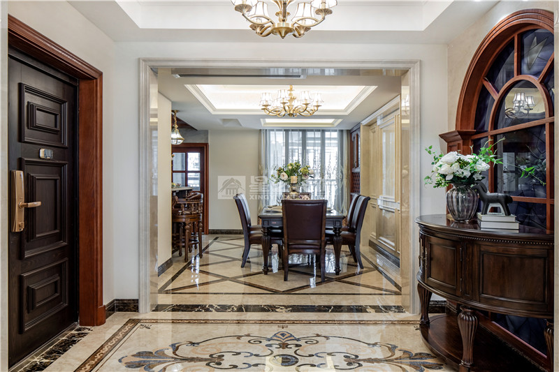 金源一品210平玄關裝修實景圖