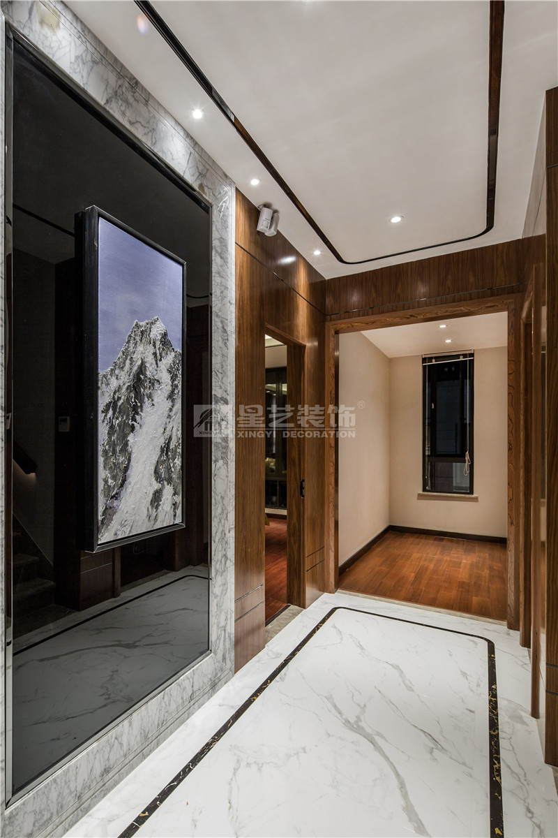 合景天俊229平過(guò)道裝修實(shí)景圖