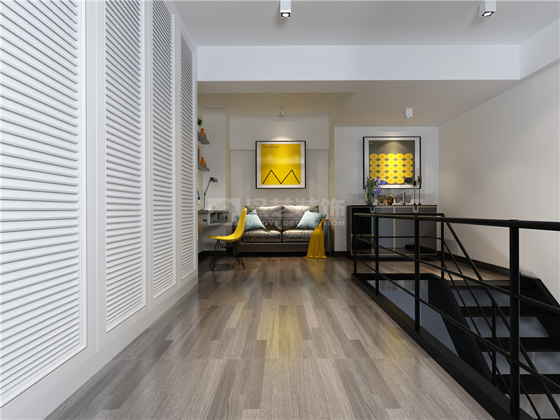 盛天地44平二樓過(guò)道裝修效果圖