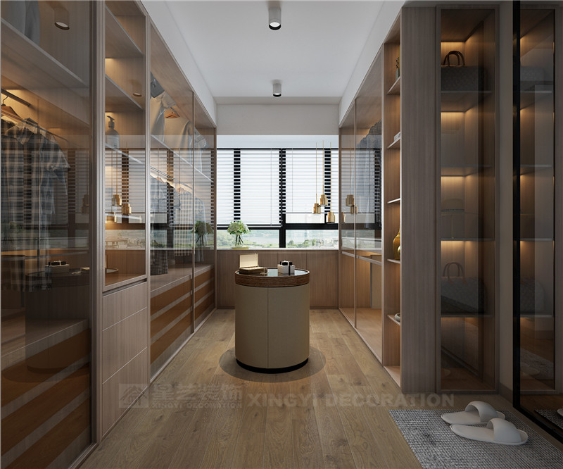 華發(fā)國(guó)賓壹號(hào)120平衣帽間裝修效果圖