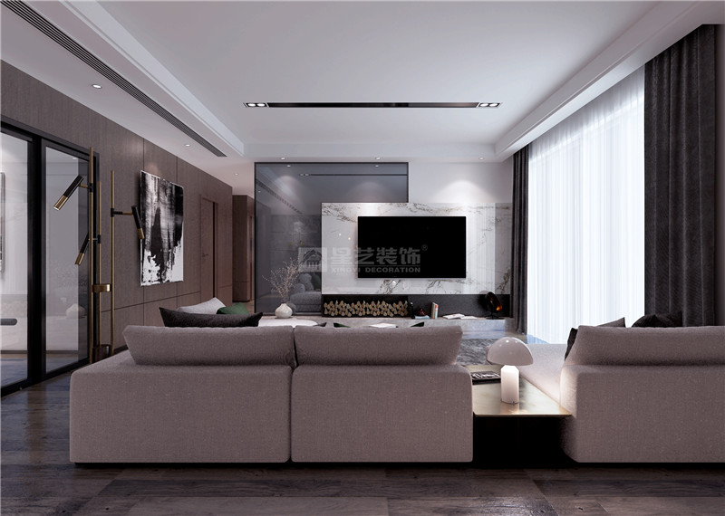 美泉1612 175平客廳裝修效果圖