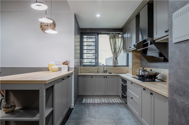 萬達茂 160平廚房裝修實景圖