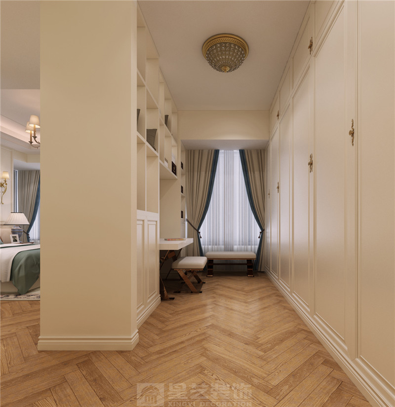 萬(wàn)達(dá)茂120平衣帽間裝修效果圖