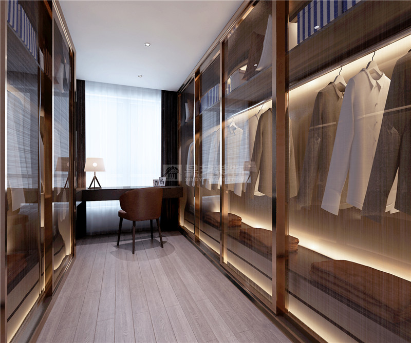 美泉1612 175平衣帽間裝修效果圖