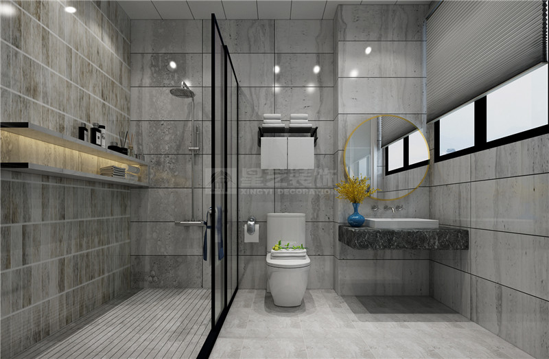 萬達茂140平衛(wèi)生間裝修效果圖