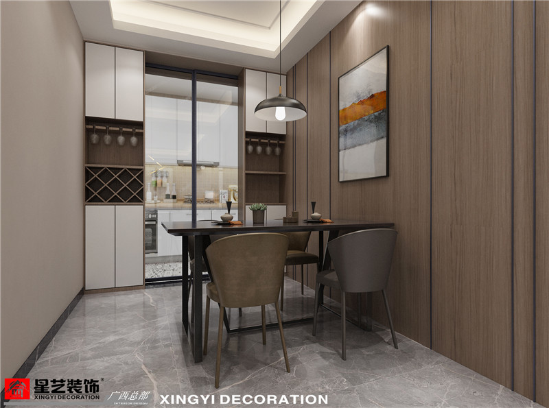 江宇都會(huì)明珠137平餐廳裝修效果圖