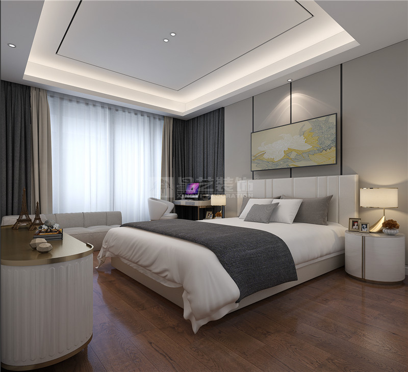 華發(fā)國賓壹號(hào)180平臥室裝修效果圖