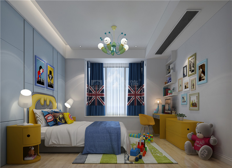 華發(fā)國賓壹號(hào)180平兒童房裝修效果圖