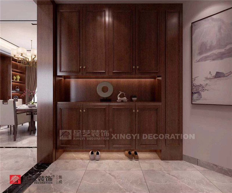 萬達茂154平入戶玄關裝修效果圖