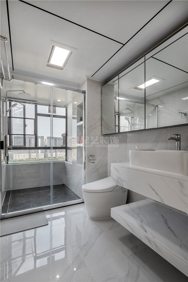 云景山語城186平復式衛(wèi)生間裝修實景圖