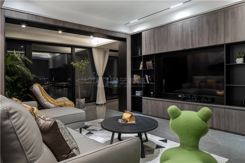 萬達(dá)茂140平客廳裝修實(shí)景圖