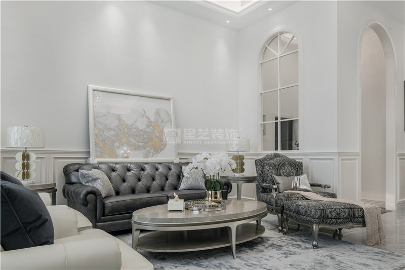 云景山語城186平復式客廳裝修實景圖