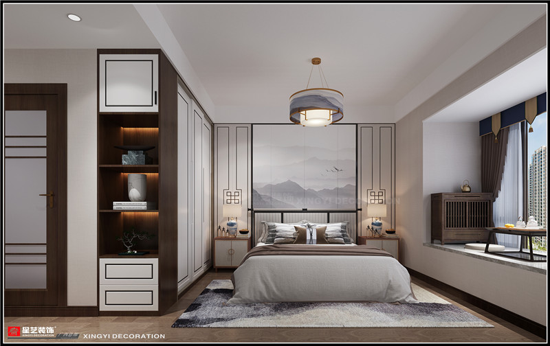 翡翠時(shí)光97平主臥裝修效果圖