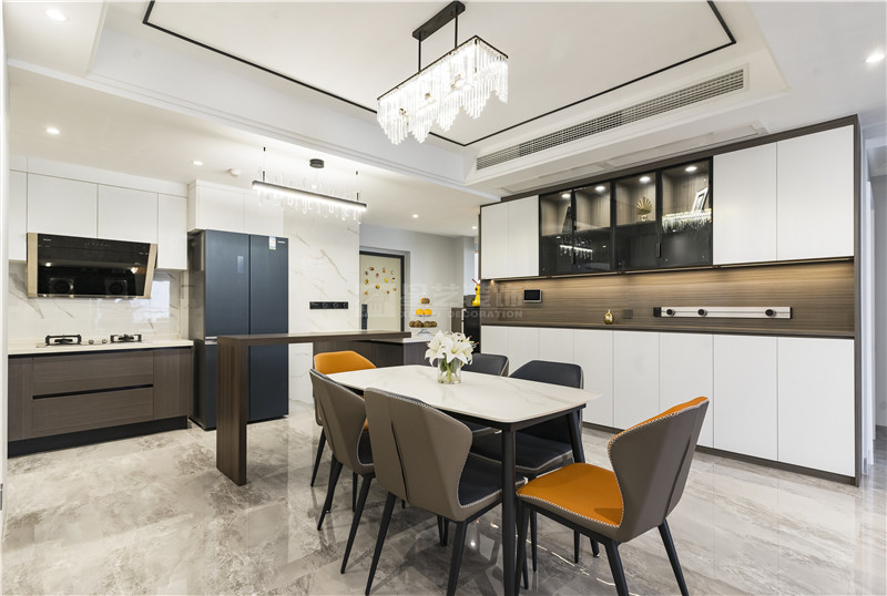 霖峰壹號142平餐廳裝修實(shí)景圖