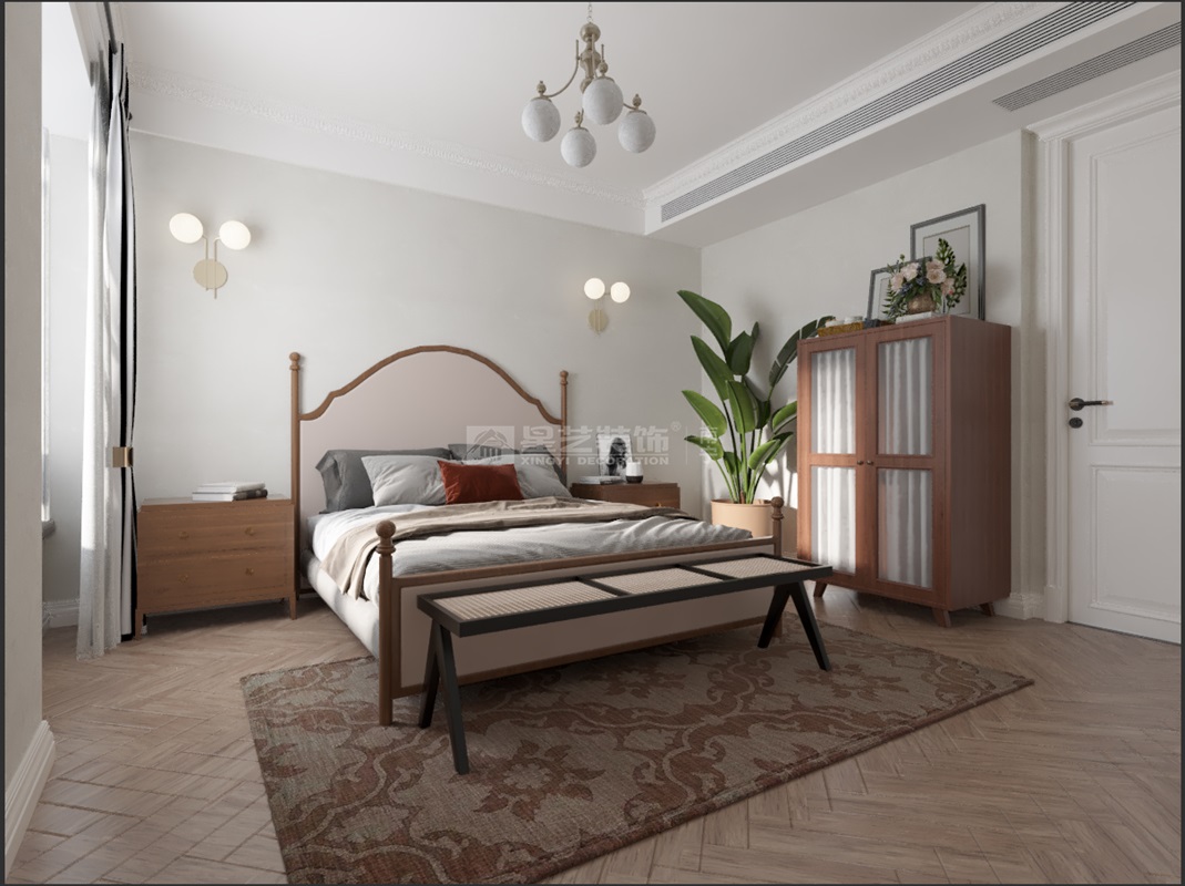 名門天境134平法式風格臥室裝修效果圖