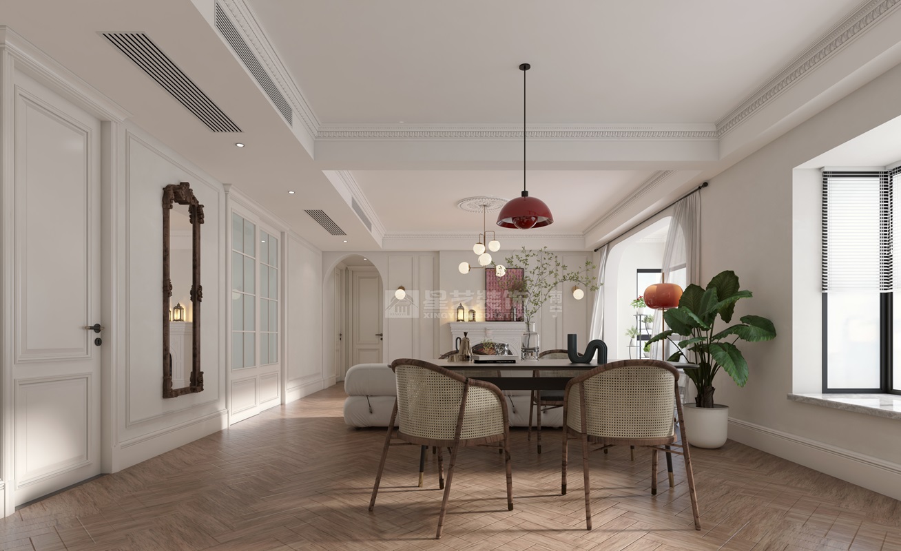 名門天境134平法式風格餐廳裝修效果圖