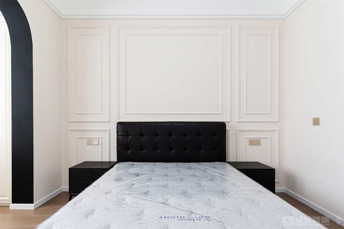 盛科城152平奶油風臥室裝修完工實景圖